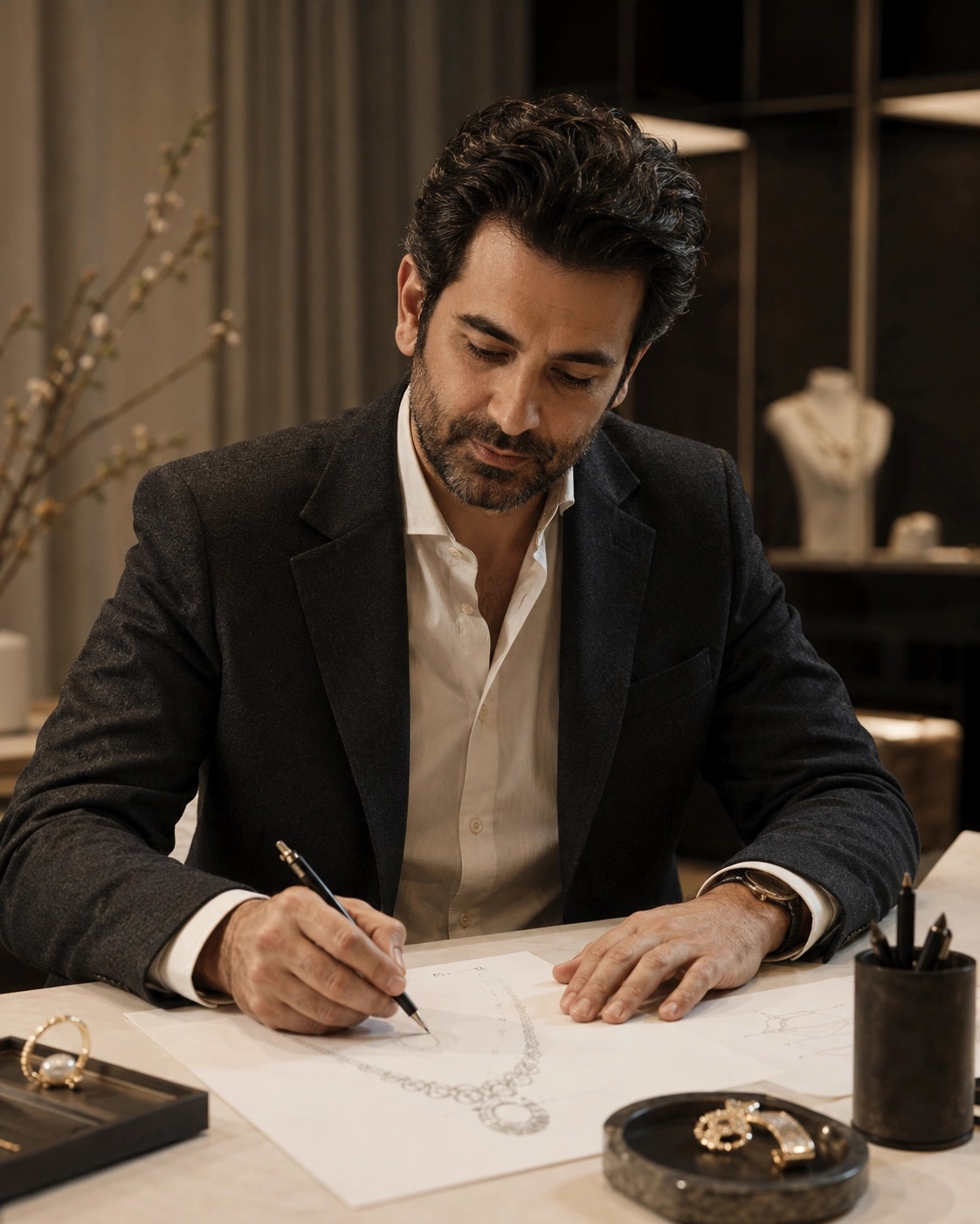 پرتره طراح و بنیانگذار طلای سالار